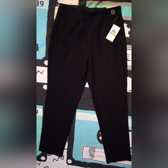 Michael Kors Straight Ankle Pull On Pants - Picture 3 of 6